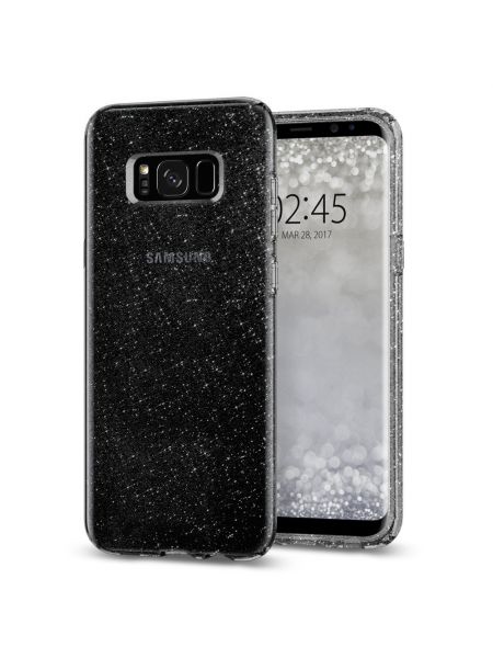 Чехол Liquid Crystal Glitter Galaxy S8 Plus, Space Quartz Чехол Liquid Crystal Glitter Galaxy S8 Plus, Space Quartz