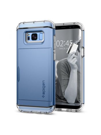 Чехол Crystal Wallet Galaxy S8 Plus, Blue Coral, 571CS21118