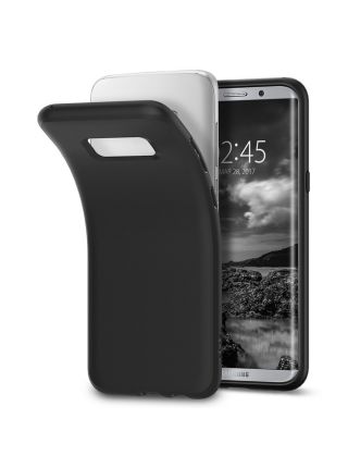 Чехол Galaxy S8 Liquid Crystal, Matte Black Чехол Galaxy S8 Liquid Crystal, Matte Black