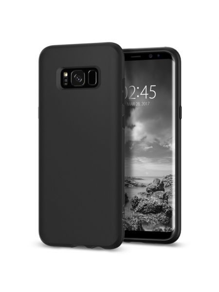 Чехол Galaxy S8 Liquid Crystal, Matte Black Чехол Galaxy S8 Liquid Crystal, Matte Black
