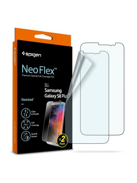 Защитная пленка Spigen Galaxy S8 Plus Screen Protector Neo Flex HD, 2 шт Защитная пленка Spigen Galaxy S8 Plus Screen Protector Neo Flex HD, 2 шт
