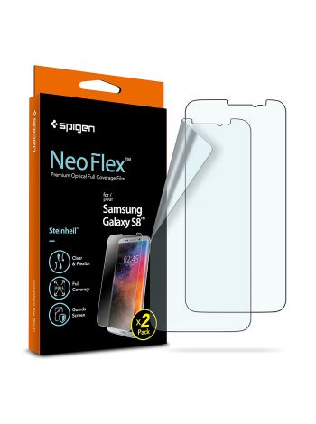 Защитная пленка Spigen Galaxy S8 Screen Protector Neo Flex HD, 2 шт , 565FL21701