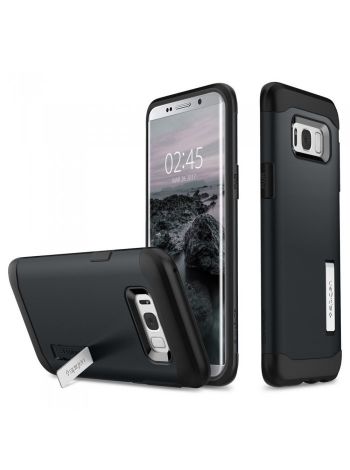 Чехол Slim Armor Galaxy S8 Plus, Metal Slate, 571CS21121