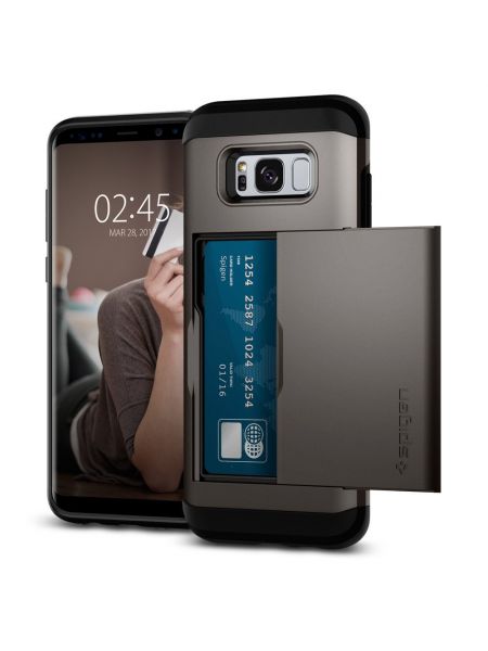 Чехол Spigen Slim Armor CS Galaxy S8 Plus, Gunmetal Чехол Spigen Slim Armor CS Galaxy S8 Plus, Gunmetal