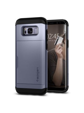 Чехол Spigen Slim Armor CS Galaxy S8 , Orchid Gray Чехол Spigen Slim Armor CS Galaxy S8 , Orchid Gray