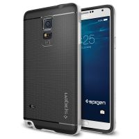 Чехол Spigen Neo Hybrid для Samsung Galaxy Note 4, Satin Silver 