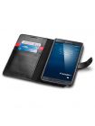 Чехол Spigen Wallet S для Samsung Galaxy Note 4, Black , SGP11147