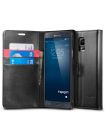 Чехол Spigen Wallet S для Samsung Galaxy Note 4, Black , SGP11147