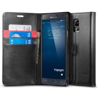 Чехол Spigen Wallet S для Samsung Galaxy Note 4, Black 